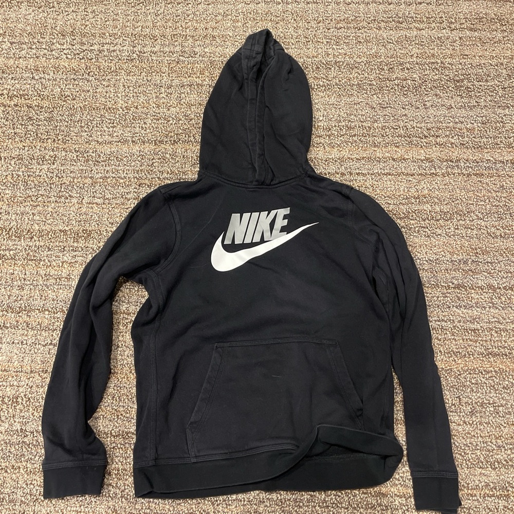 Nike Black and White Graphic Hoodie